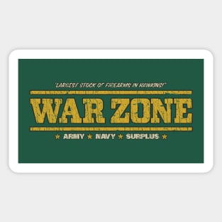 War Zone Surplus 1986 Sticker